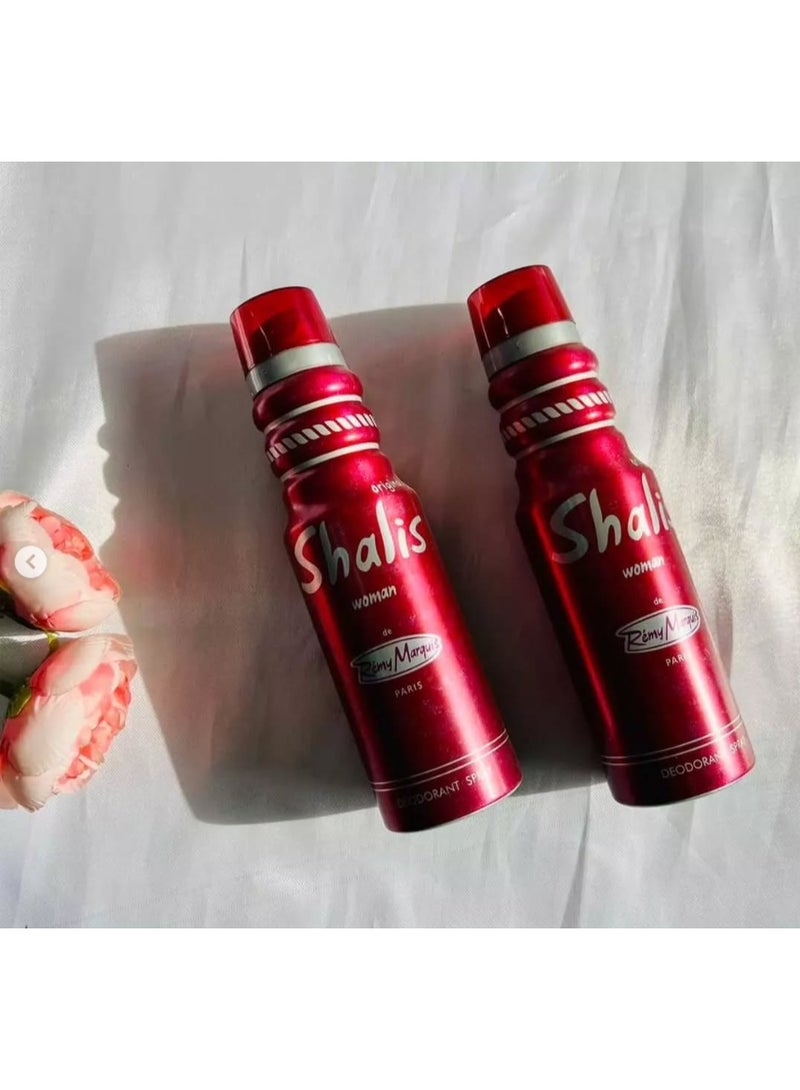 شاليز بخاخ مزيل عرق للنساء (175 مل) - عطر يدوم طويلاً - رائحة زهرية وفاكهية - بخاخ منعش للجسم طوال اليوم - Image 2